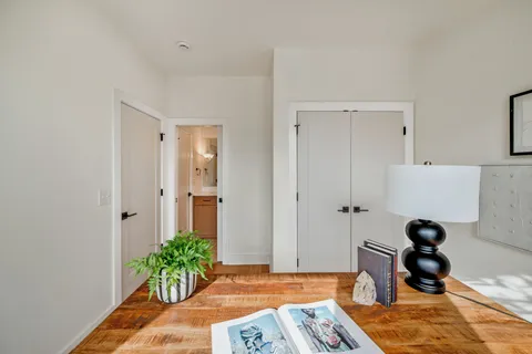 a view of a storage and utility room