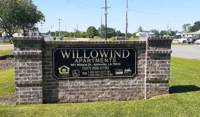 a sign on the side of a building