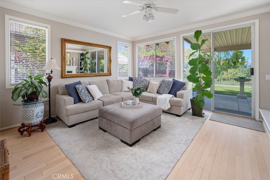 25808 Barnett Lane Stevenson Ranch, CA 91381 - Photo 9 of 38 a living room with furniture and a potted plant