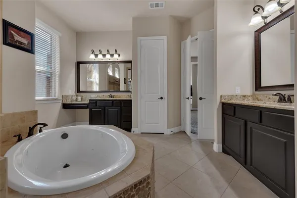 a bathroom with a sink and a bathtub