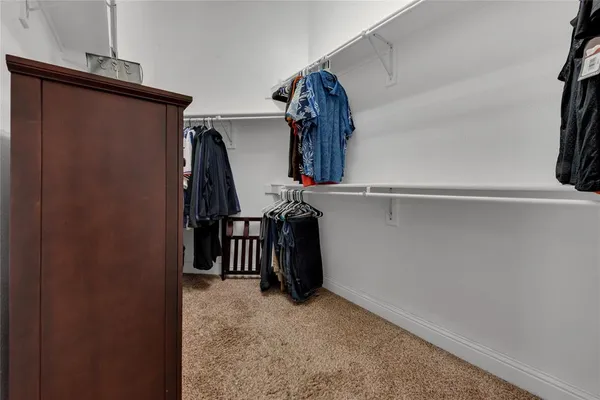 a view of walk in closet