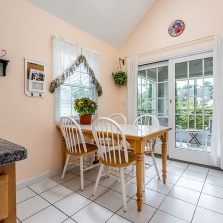 4 Red Cedar Road, Unit 4 Mashpee, MA 02649 - Photo 10 of 25 a view of a dining room with furniture and wooden floor