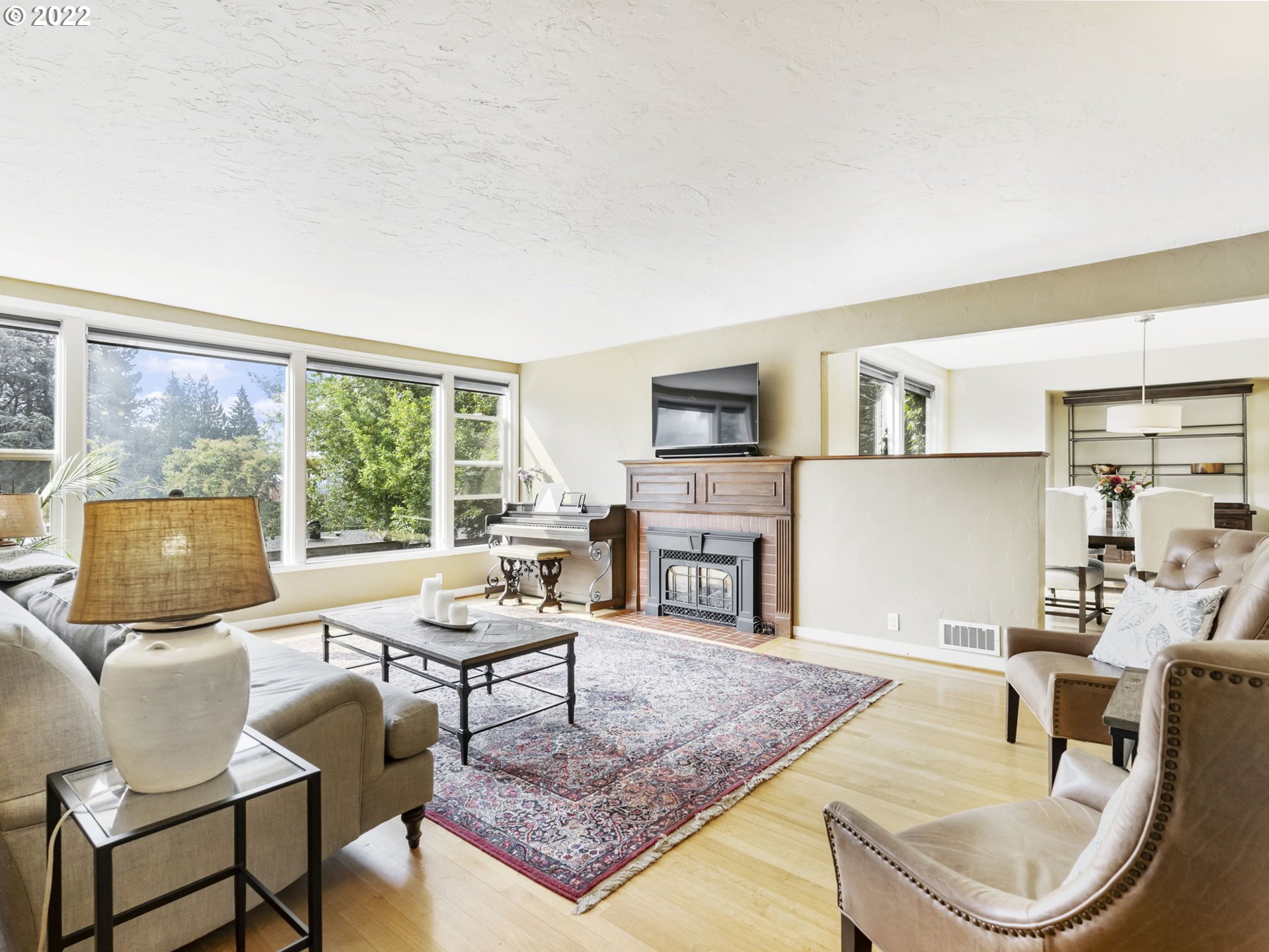 7320 Southwest Canyon Lane Portland, OR 97225 - Photo 7 of 32 a living room with furniture and a fireplace