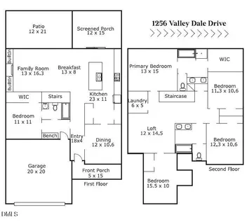 $485,000 | 1256 Valley Dale Drive, Fuquay-Varina, NC 27526