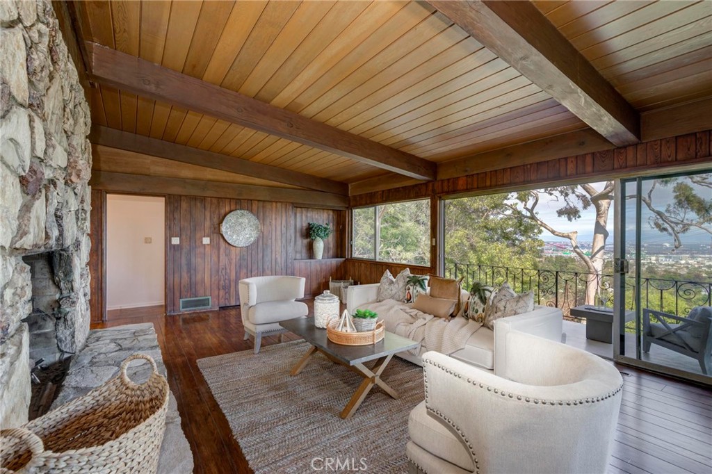 4612 Beauvais Road Rancho Palos Verdes, CA 90275 - Photo 14 of 40 a living room with furniture and a large window