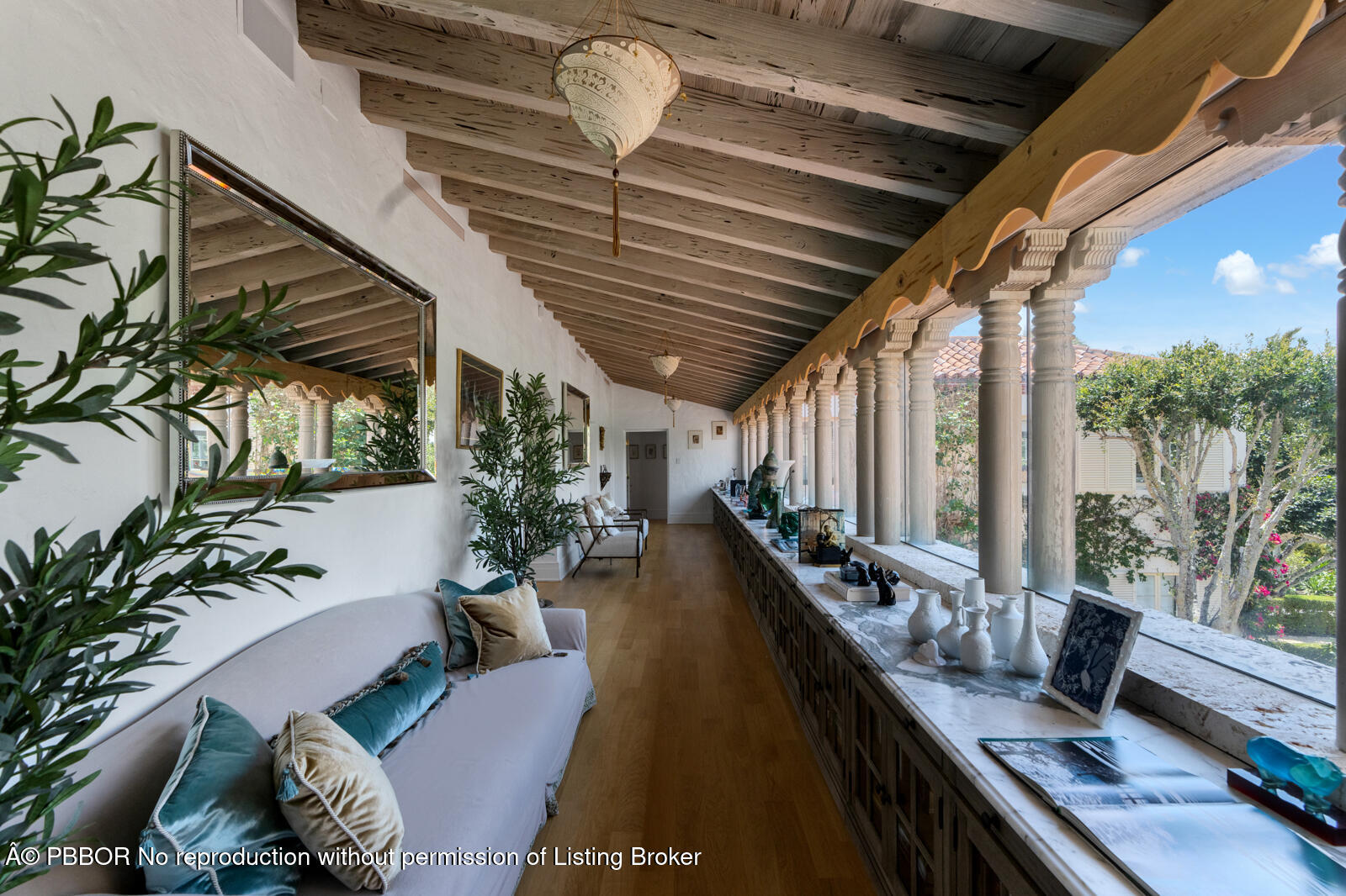 111 Via Del Lago Palm Beach, FL 33480 - Photo 42 of 72 a view of balcony with furniture