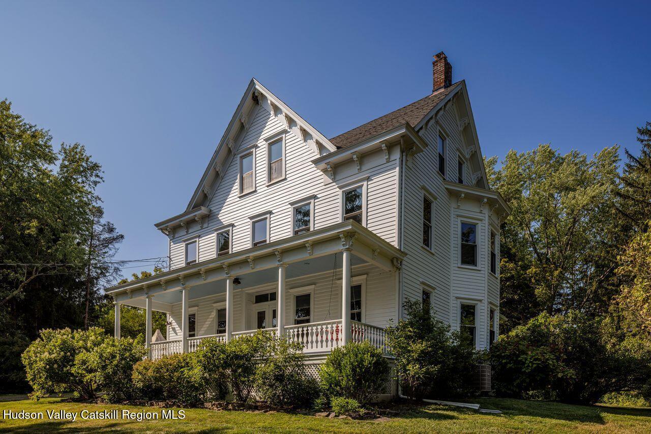276 Leeds Athens Road Athens, NY 12015 - Photo 20 of 27 a view of a white house next to a yard