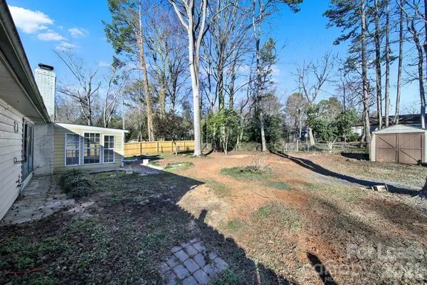 a view of road with large trees