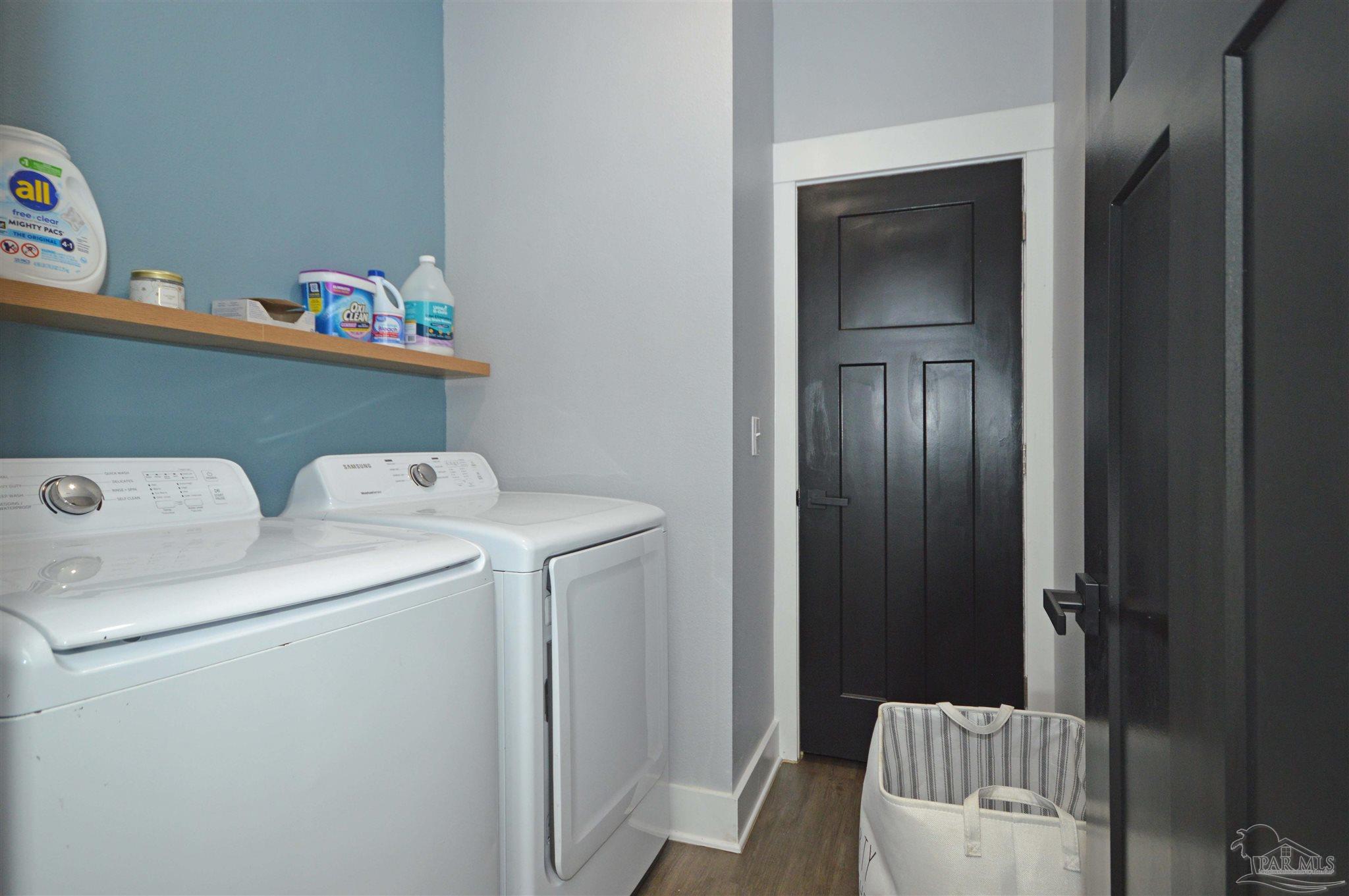 4453 Jude Way Pace, FL 32571 - Photo 22 of 41 a utility room with dryer and washer