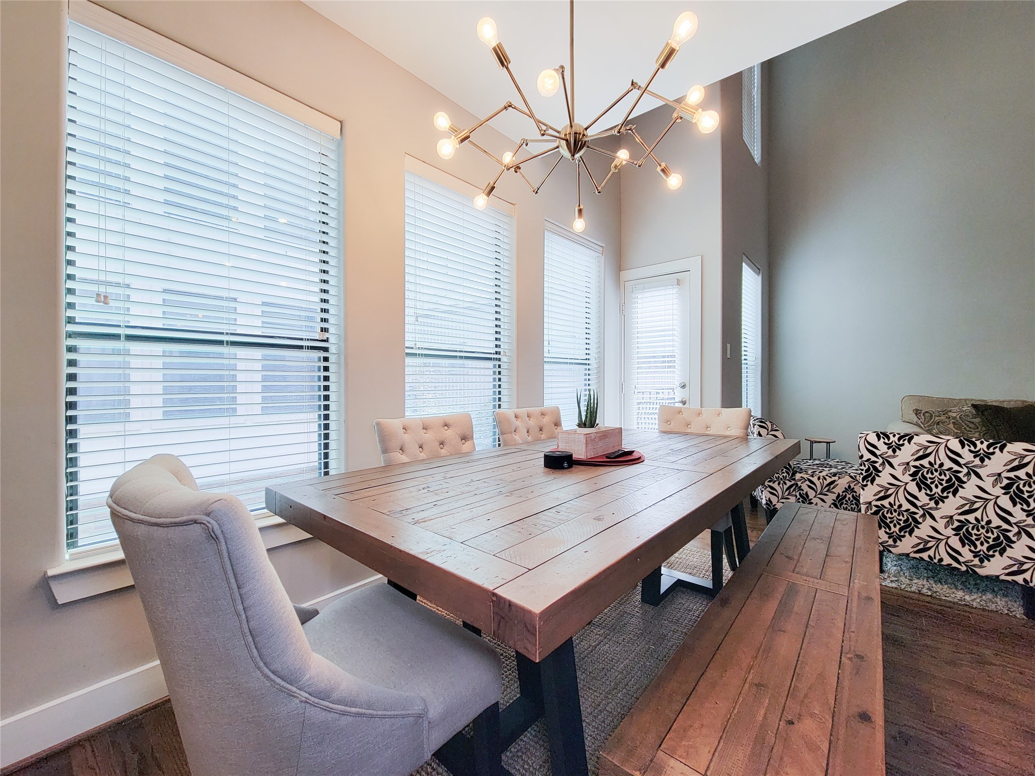 1424 Wilson Street Houston, TX 77019 - Photo 21 of 47 a view of a dining room with furniture and wooden floor