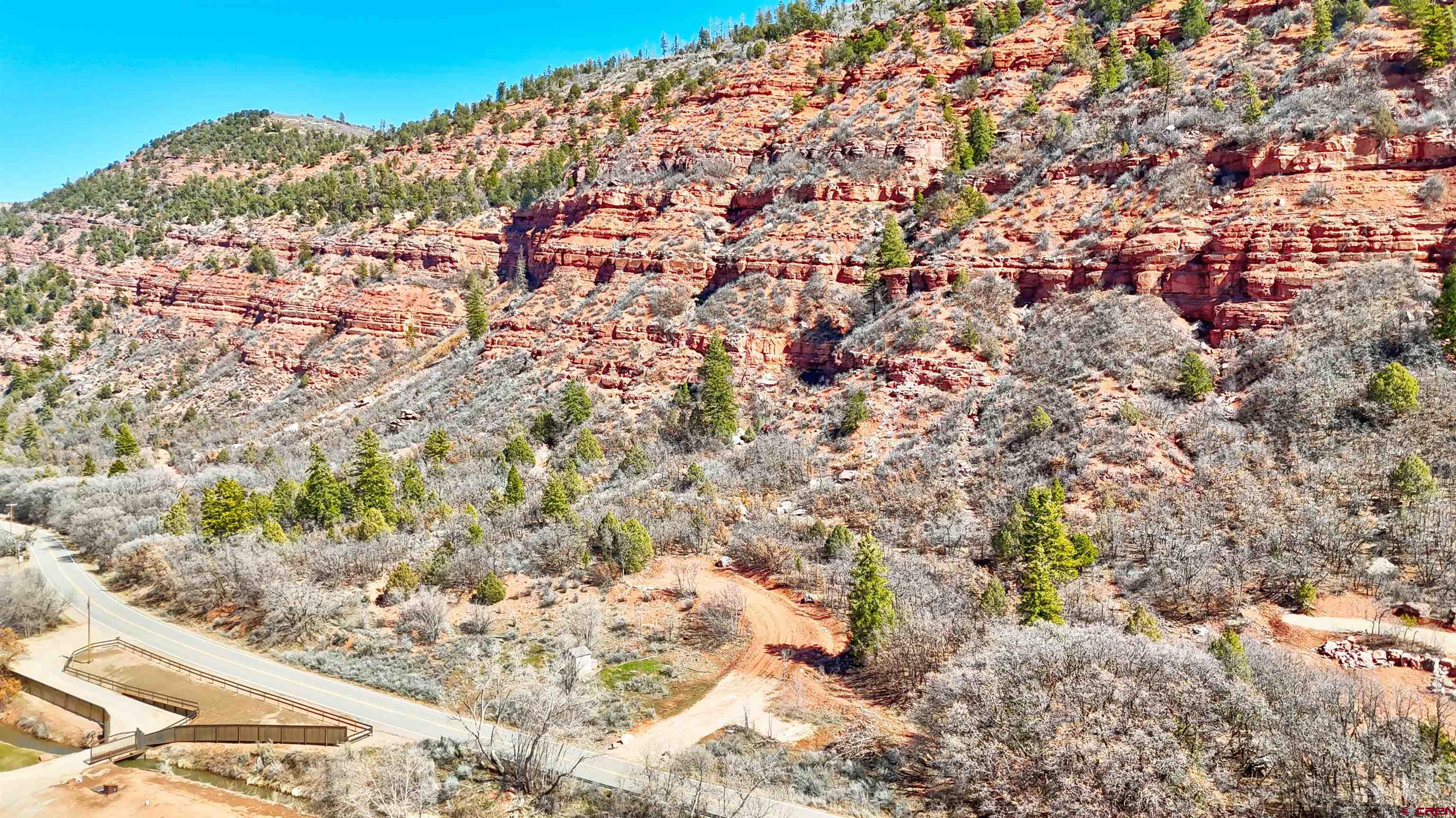 4228 County Road 250 Durango, CO 81301 - Photo 13 of 17 a view of a dry yard with lots of bushes
