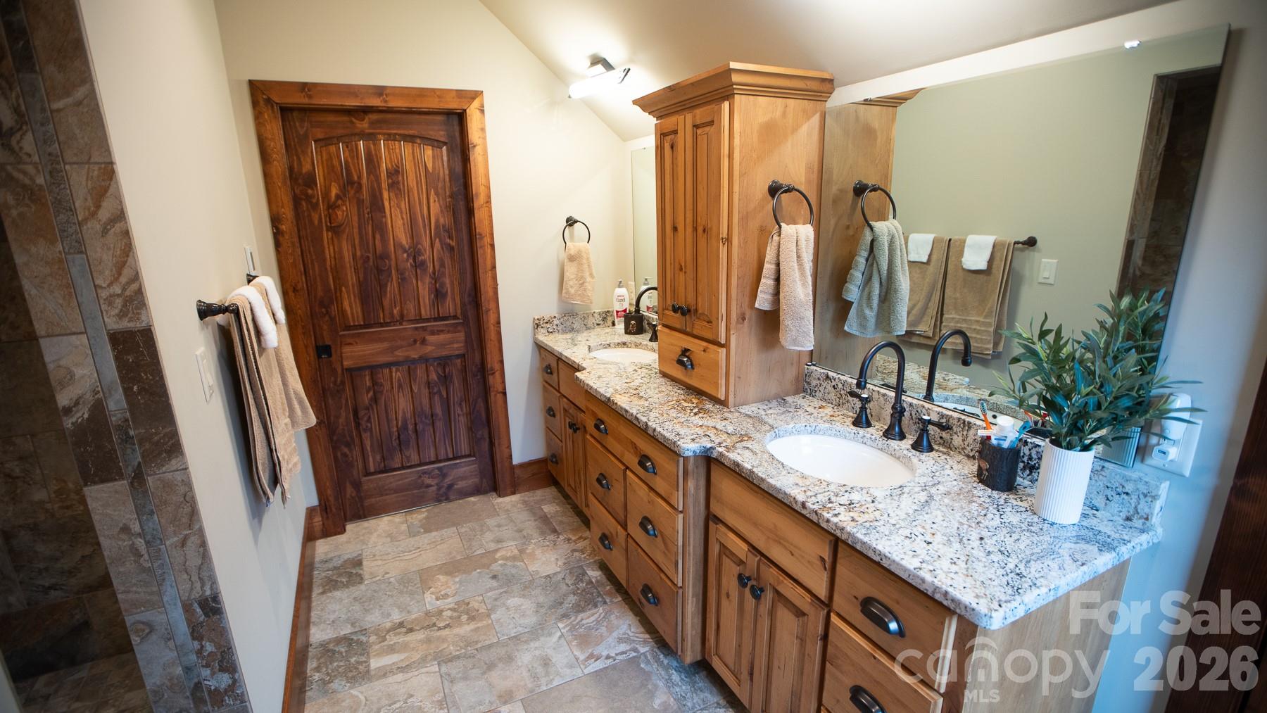 530 Upright Road Mount Ulla, NC 28125 - Photo 14 of 48 a bathroom with sink and mirror