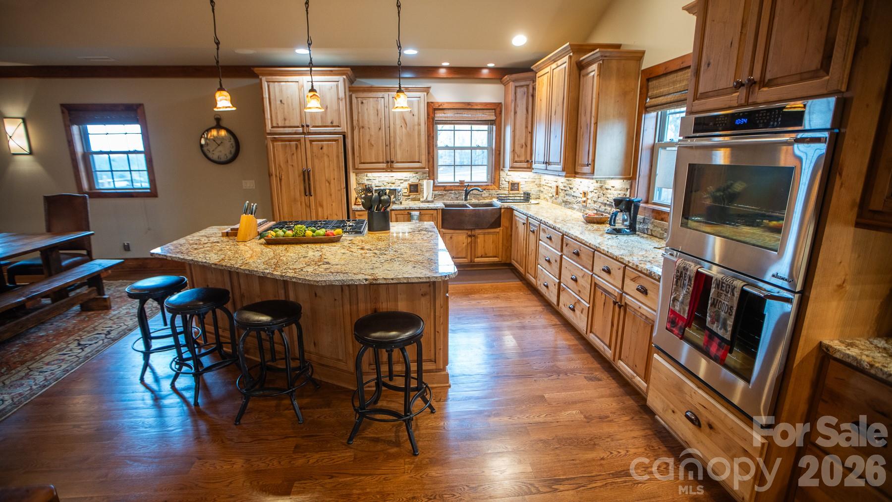 530 Upright Road Mount Ulla, NC 28125 - Photo 17 of 48 a large kitchen with lots of counter space and refrigerator