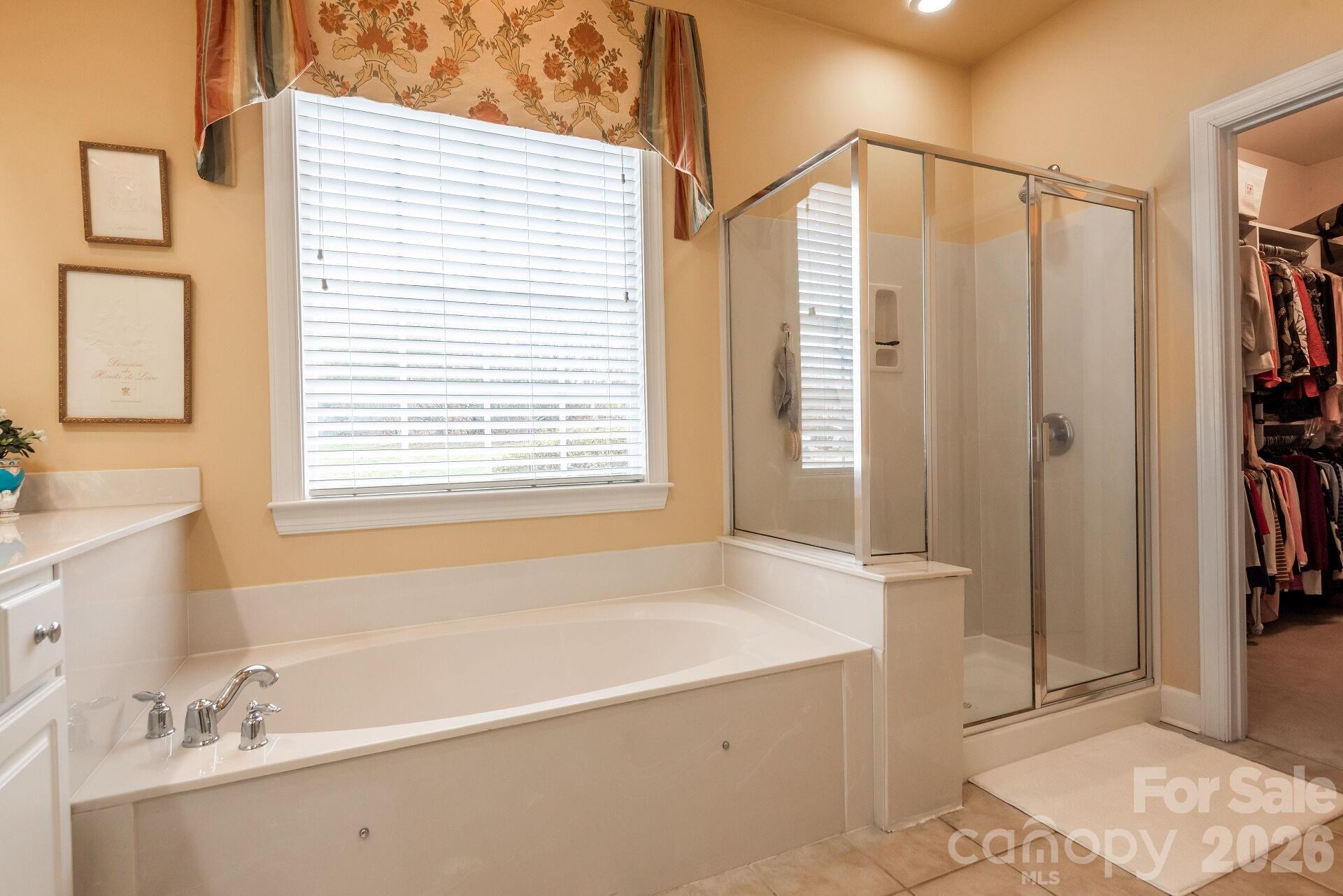 8124 Oratorio Place Charlotte, NC 28270 - Photo 18 of 38 a bathroom with a bathtub and a sink