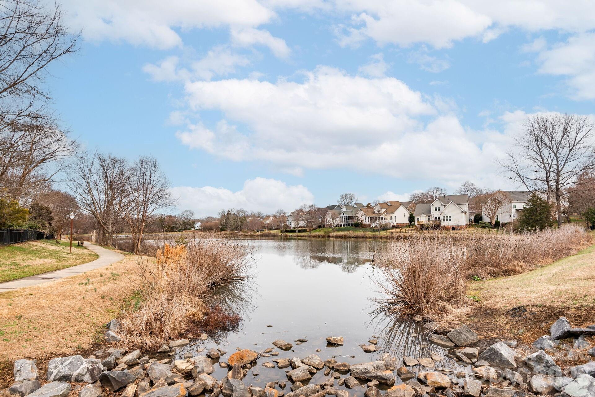 8124 Oratorio Place Charlotte, NC 28270 - Photo 33 of 38 a view of a lake with outdoor space