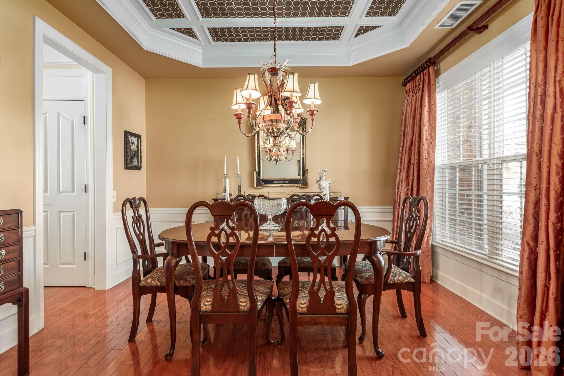 8124 Oratorio Place Charlotte, NC 28270 - Photo 5 of 38 a view of a dining room with furniture and window