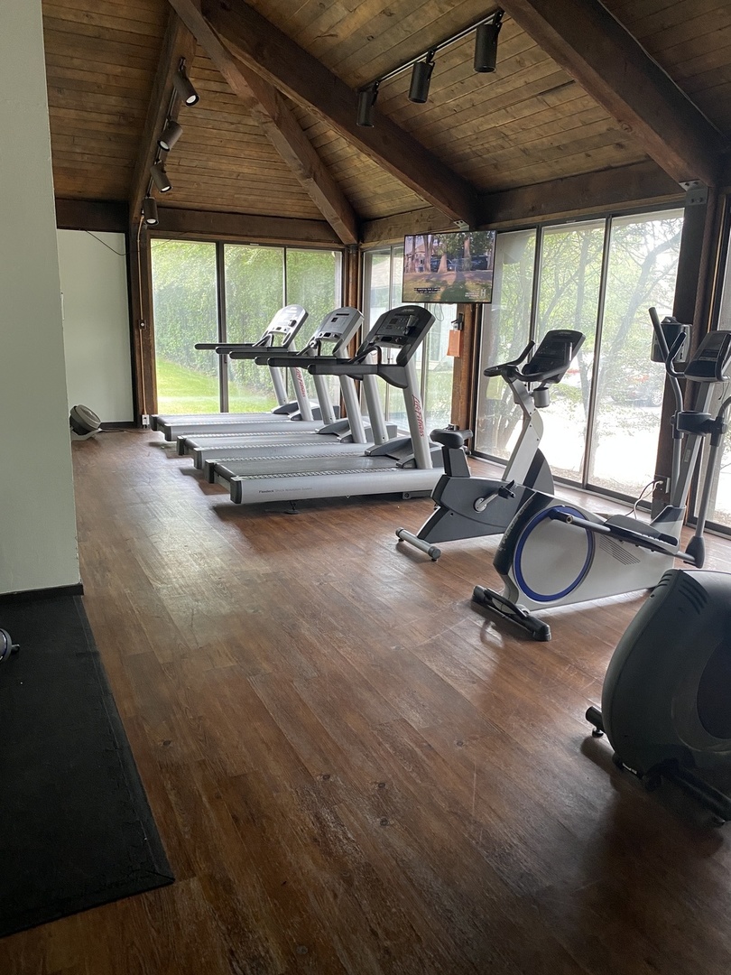 2015 South Finley Road, Unit 1101 Lombard, IL 60148 - Photo 16 of 24 a view of a room with gym equipment