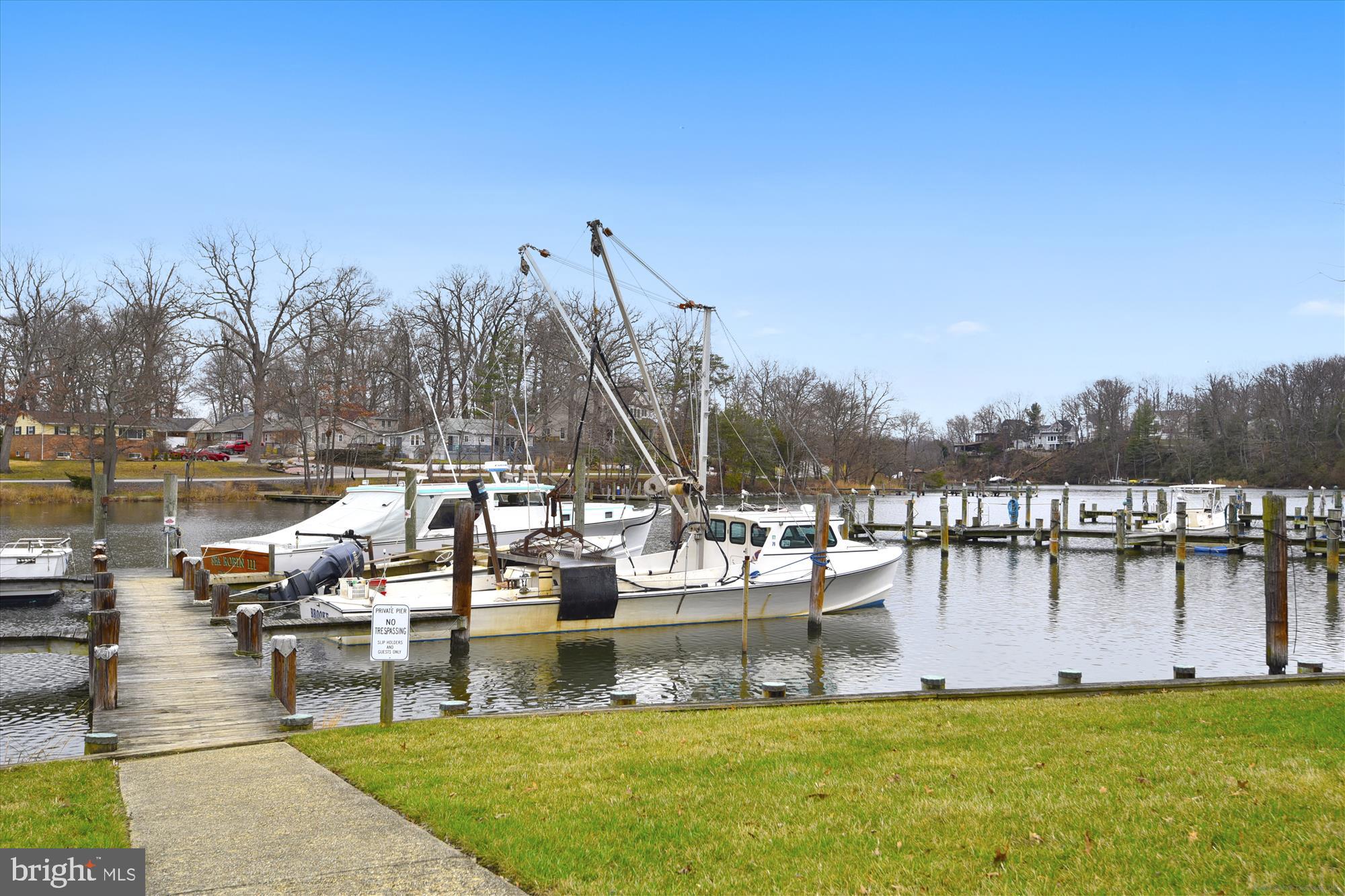 1745 Ridgely Road Edgewater, MD 21037 - Photo 40 of 43 a view of a lake with houses with outdoor seating