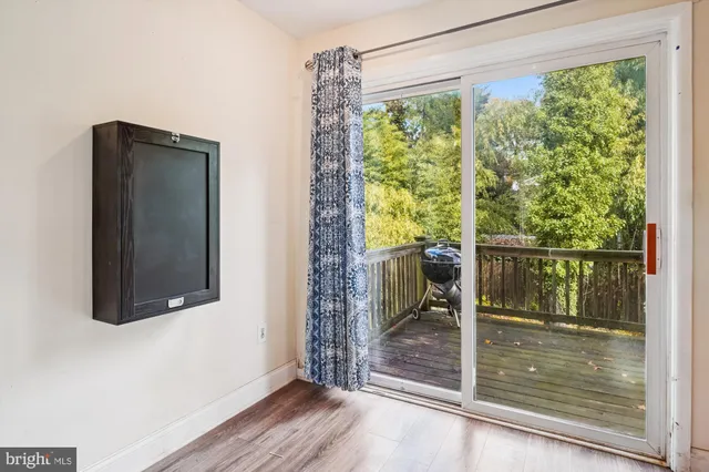 a view of front door