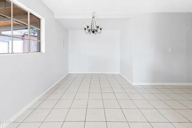 a view of an empty room