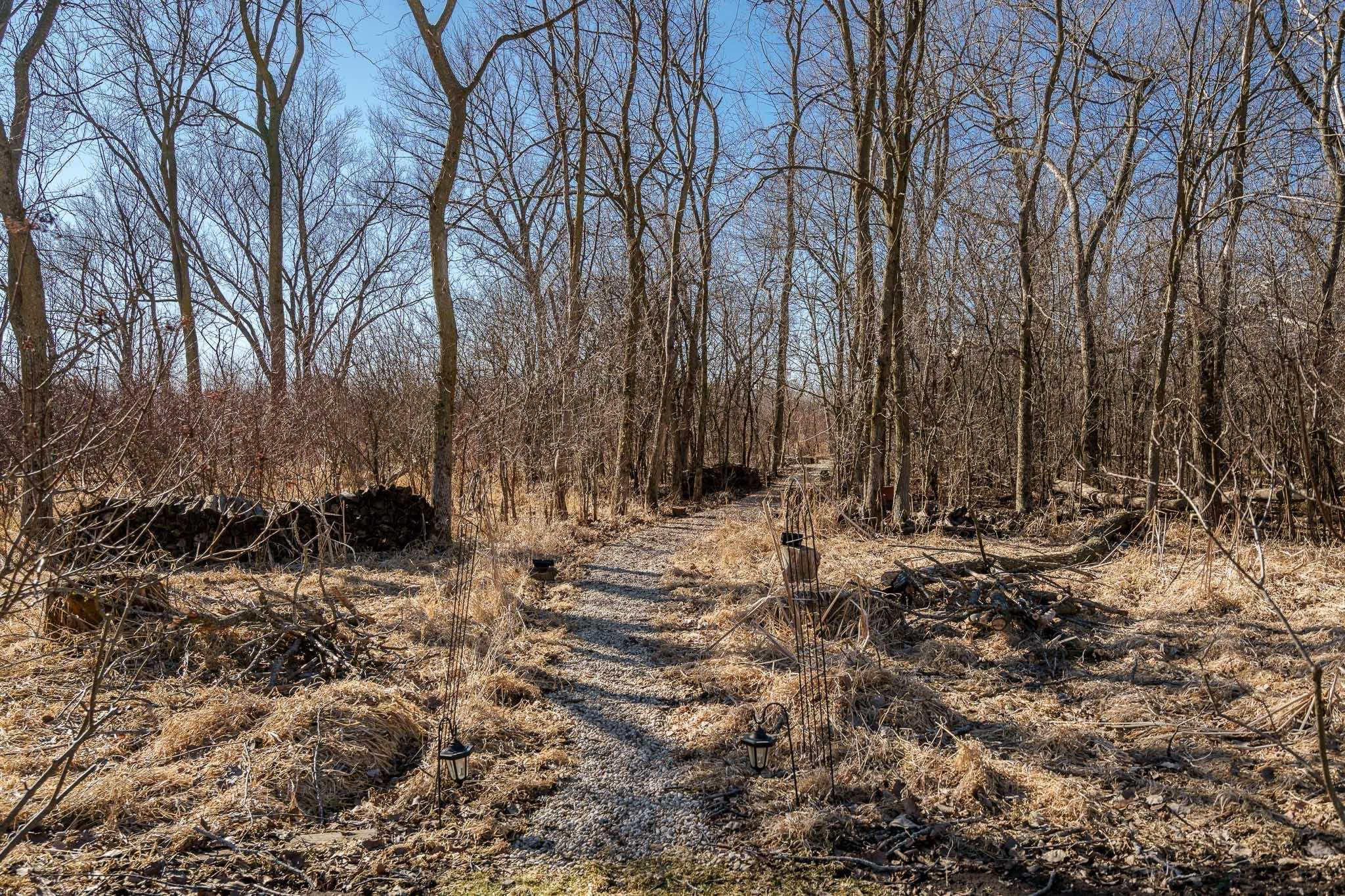 651 Genoa Street Cherry Valley, IL 61016 - Photo 23 of 70 a view of a yard with trees