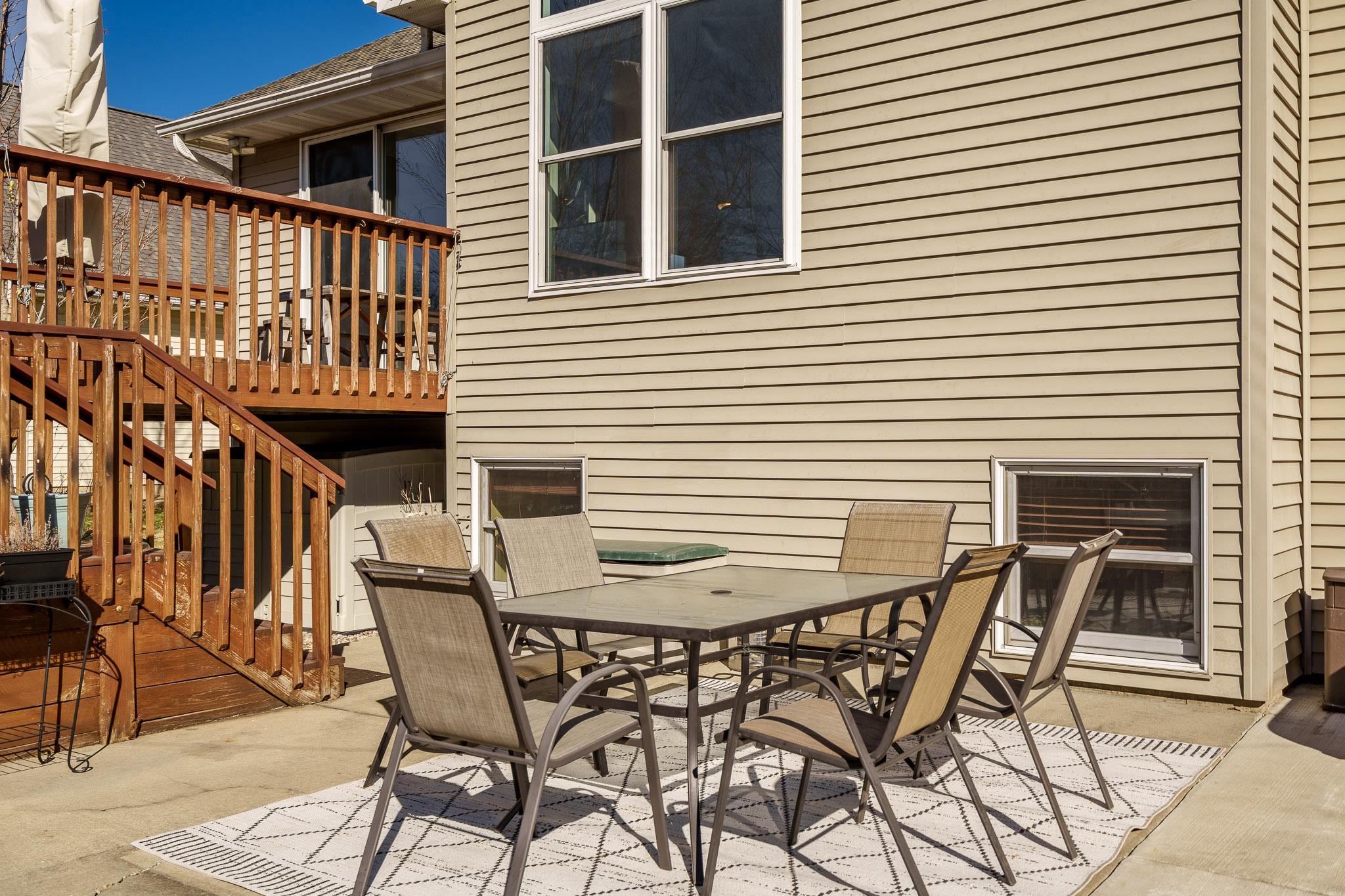 651 Genoa Street Cherry Valley, IL 61016 - Photo 55 of 70 a view of a house with backyard and sitting area