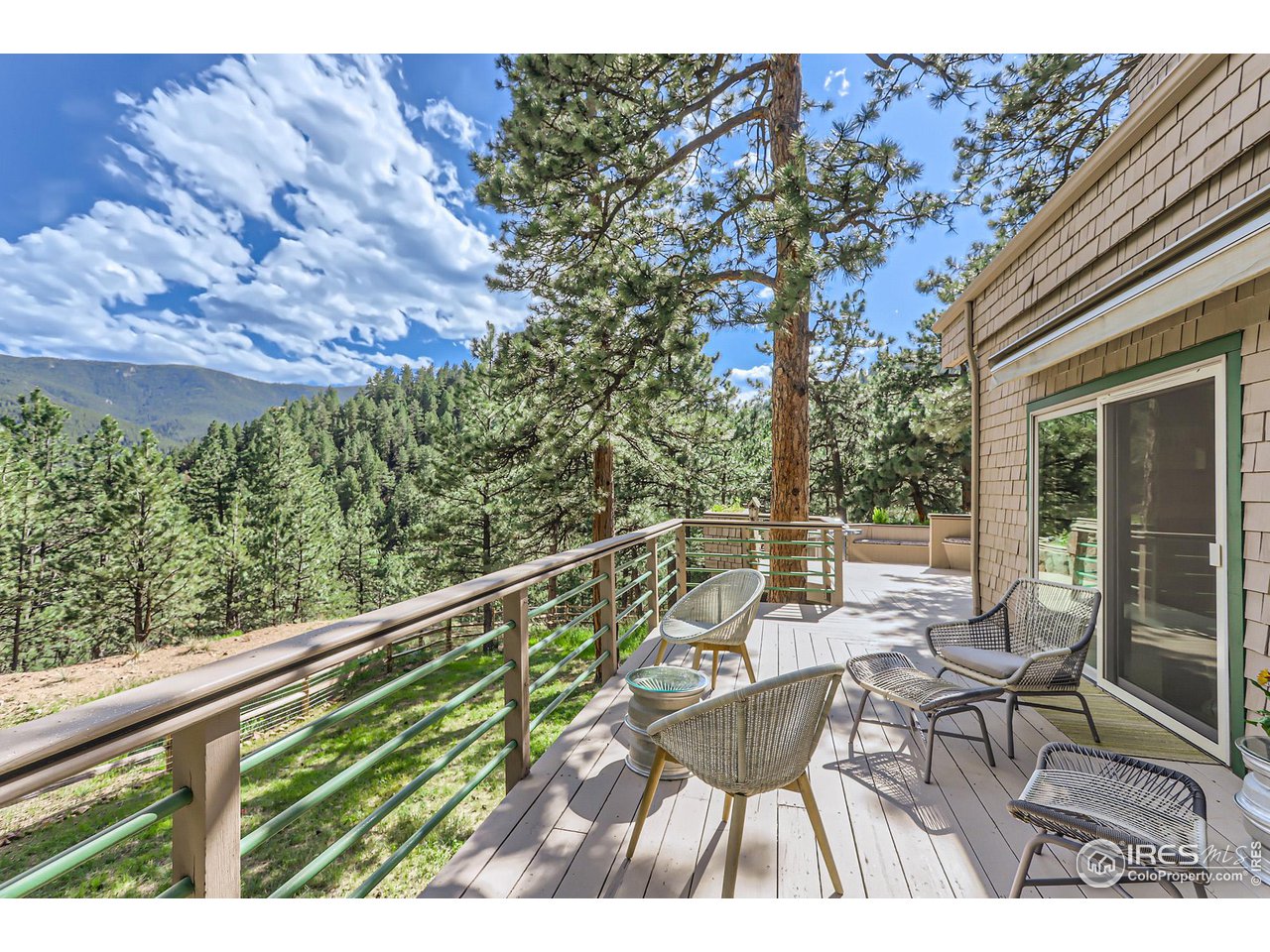 156 Betasso Road Boulder, CO 80302 - Photo 23 of 38 a view of balcony with furniture and outdoor space