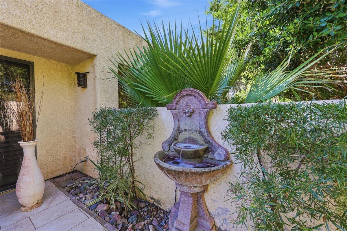 200 East Racquet Club Road, Unit 2 Palm Springs, CA 92262 - Photo 46 of 56 a view of a backyard with plants