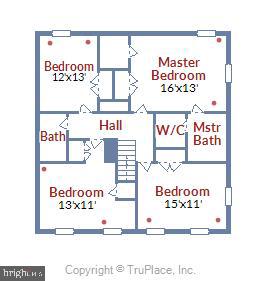 9340 Reach Road Potomac, MD 20854 - Photo 42 of 43 2nd Level Floor Plan
