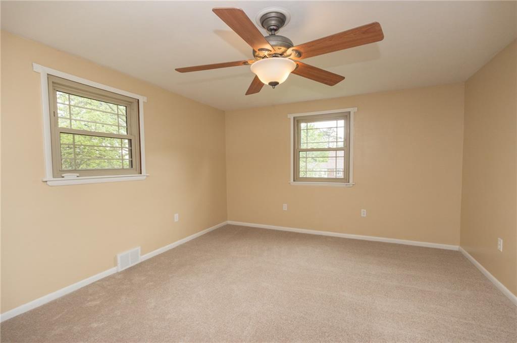 1153 Pentland Avenue Rochester, PA 15074 - Photo 10 of 23 Huge master bedroom with walk in closet, all new carpet, light fixtures and paint.