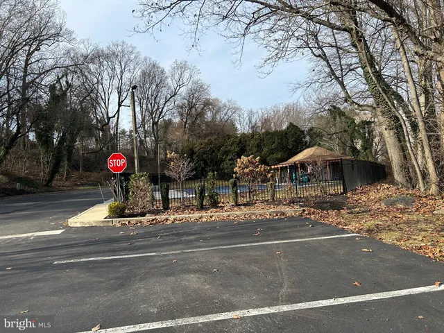 a view of street with houses