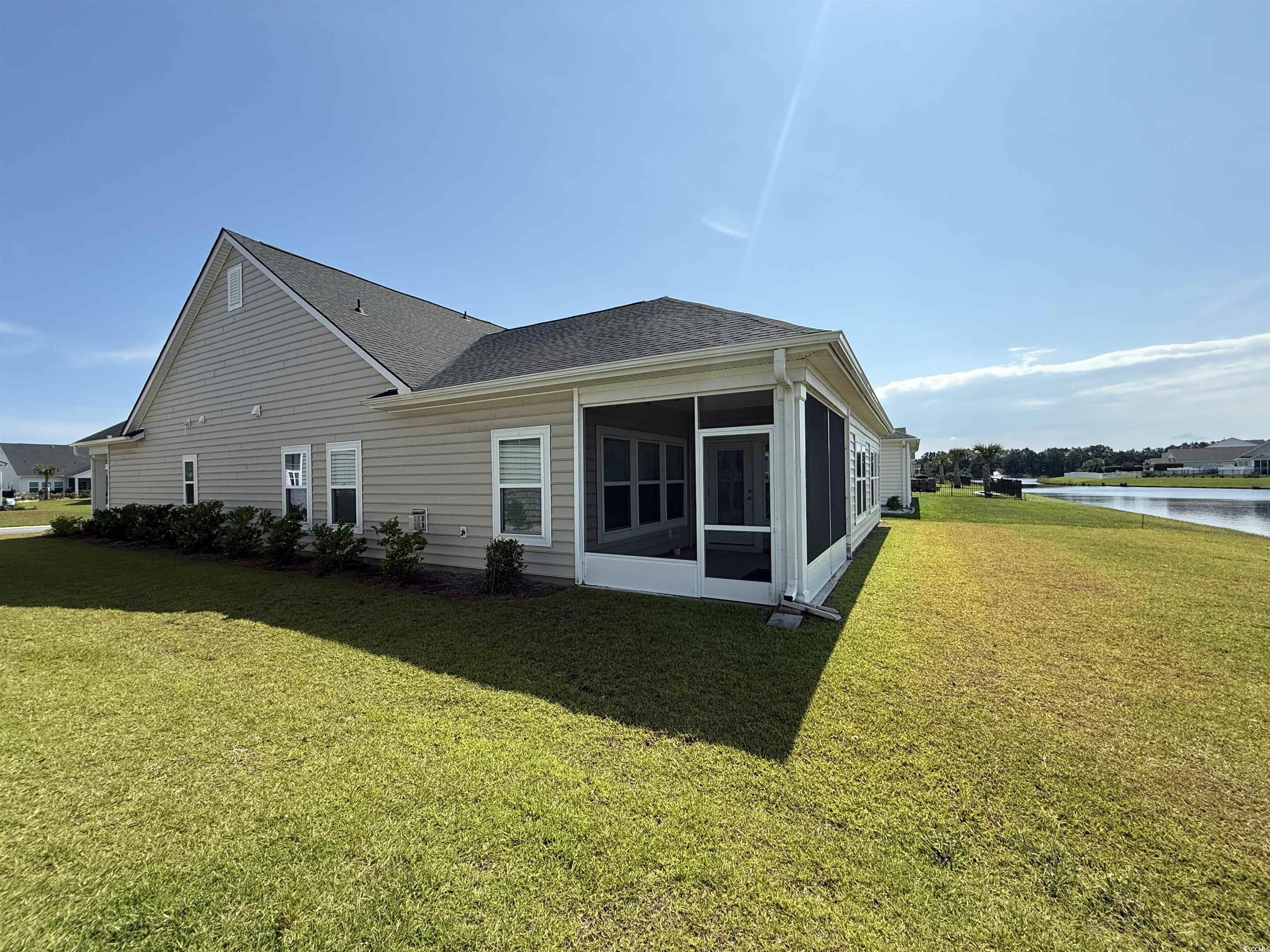 3085 Sistine Street Myrtle Beach, SC 29579 - Photo 20 of 20 Rear view of property featuring a sunroom, a water
