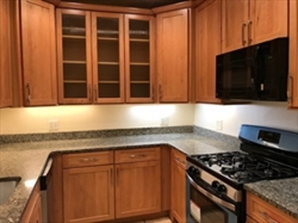 141 Jefferson Avenue, Unit 2 Everett, MA 02149 - Photo 2 of 10 a kitchen with granite countertop cabinets and steel stainless steel appliances