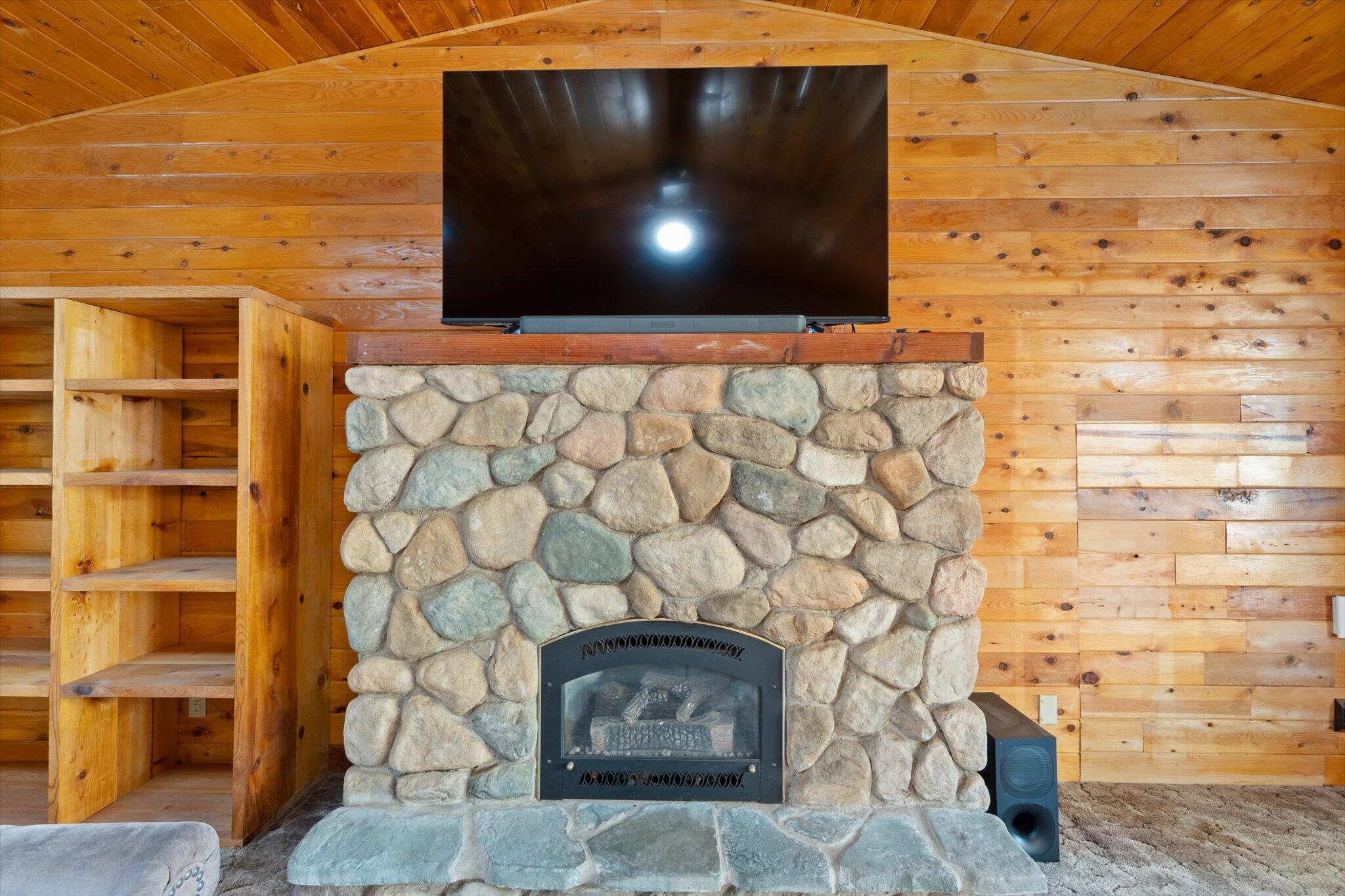 28449 Whippoorwill Circle Shingletown, CA 96088 - Photo 7 of 52 a bathroom with a sink and a brick wall