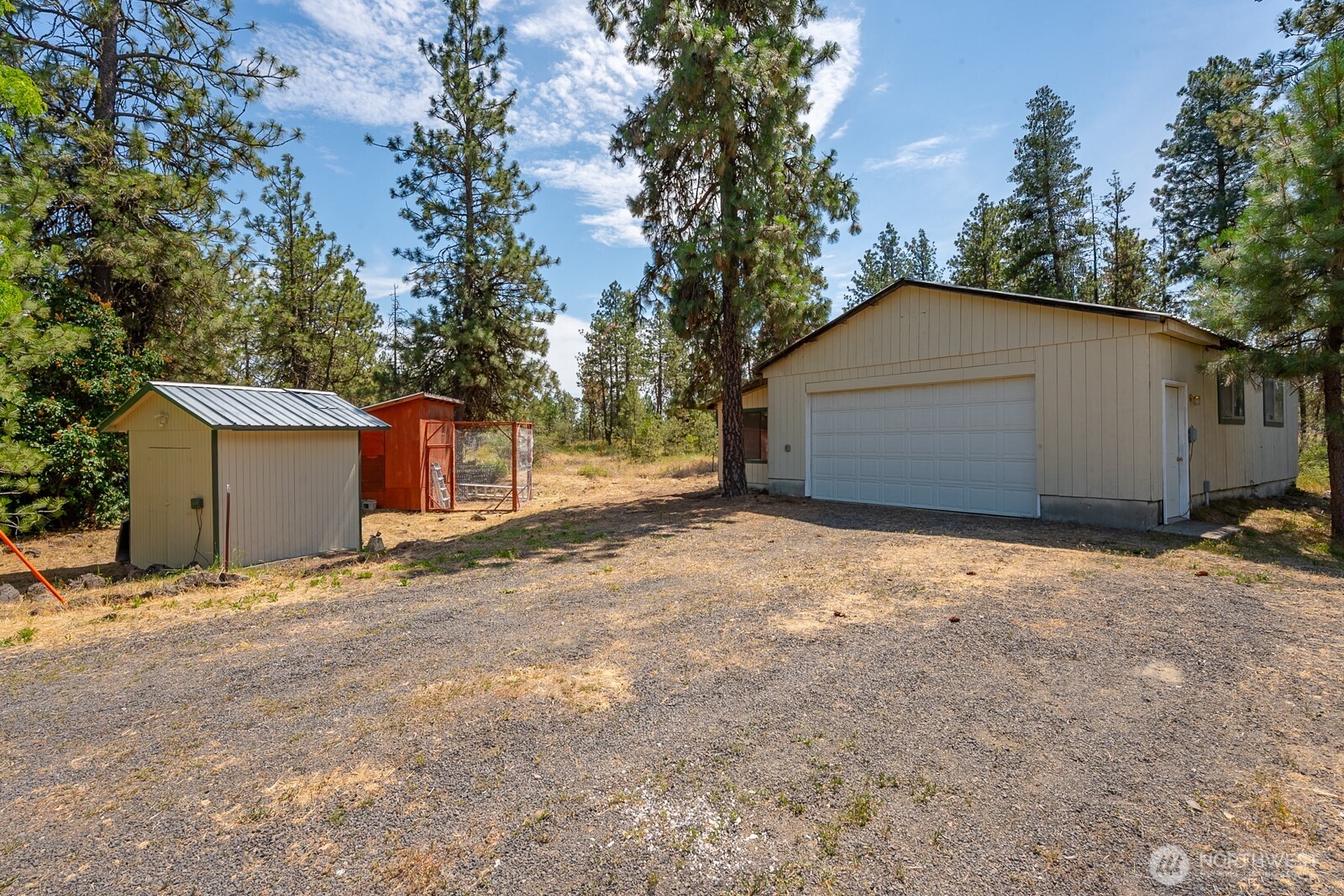 2207 West Depot Springs Road Spangle, WA 99031 - Photo 25 of 26 a view of garage and yard