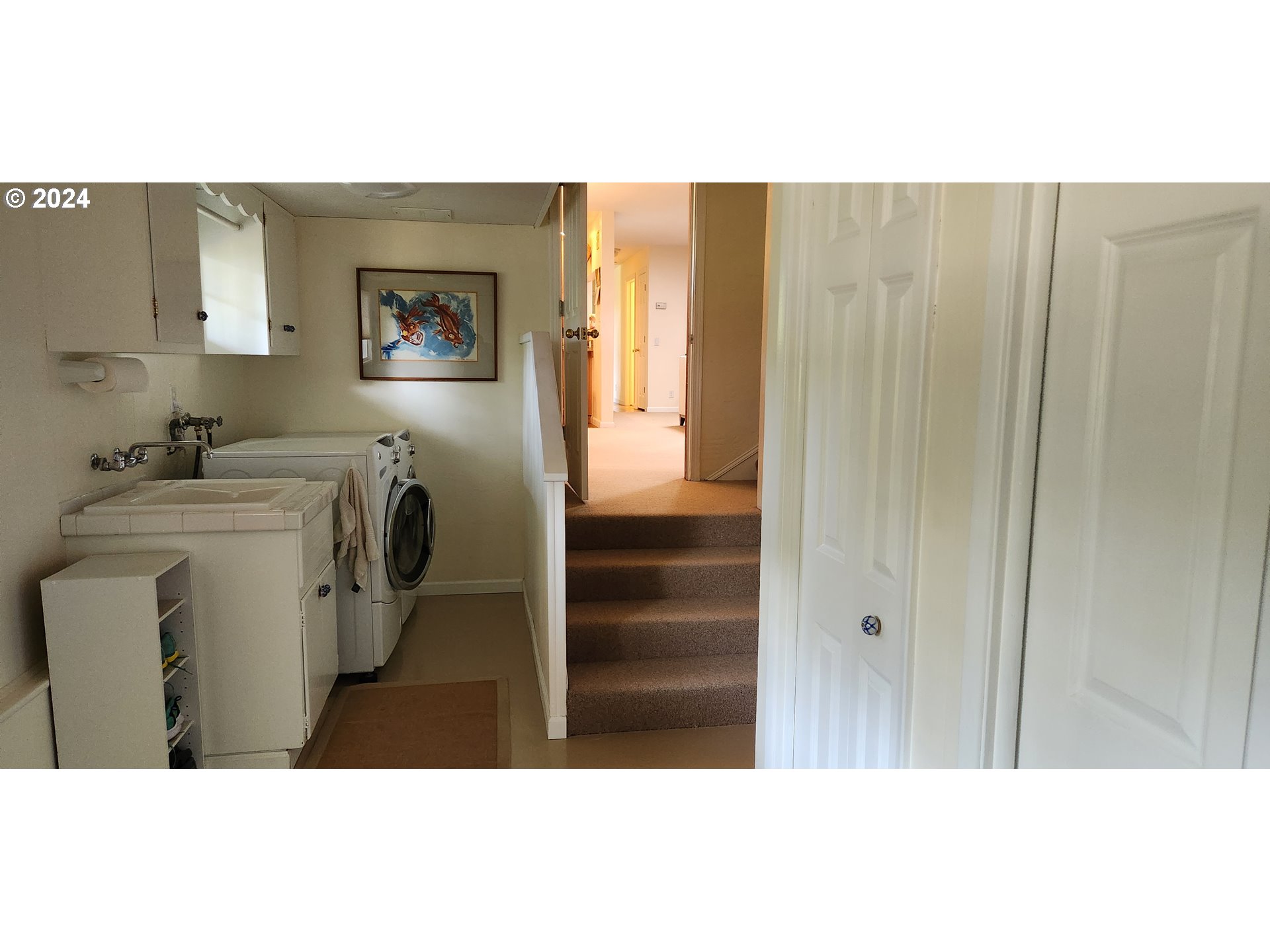 3055 Charnelton Street Eugene, OR 97405 - Photo 31 of 45 a bathroom with a sink a mirror and a toilet