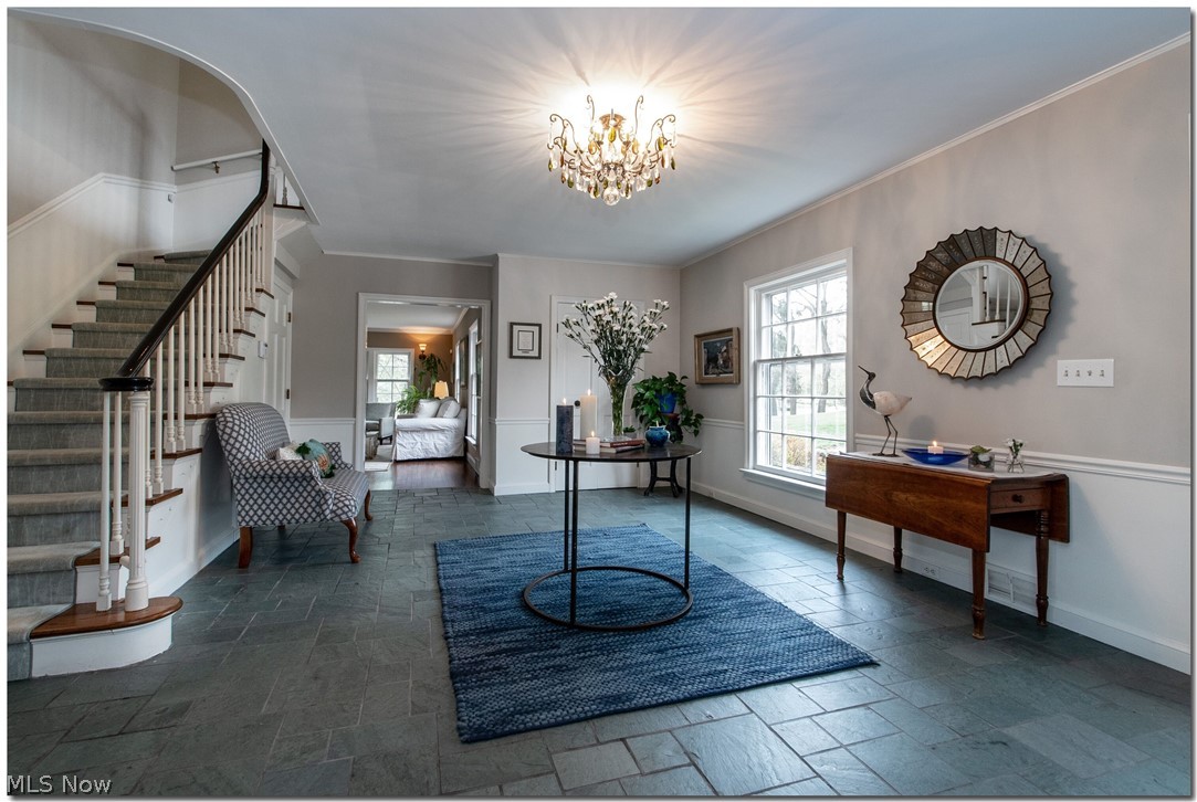 33955 Old Kinsman Road Hunting Valley, OH 44022 - Photo 3 of 35 The large foyer was expanded to provide a gracious welcome.