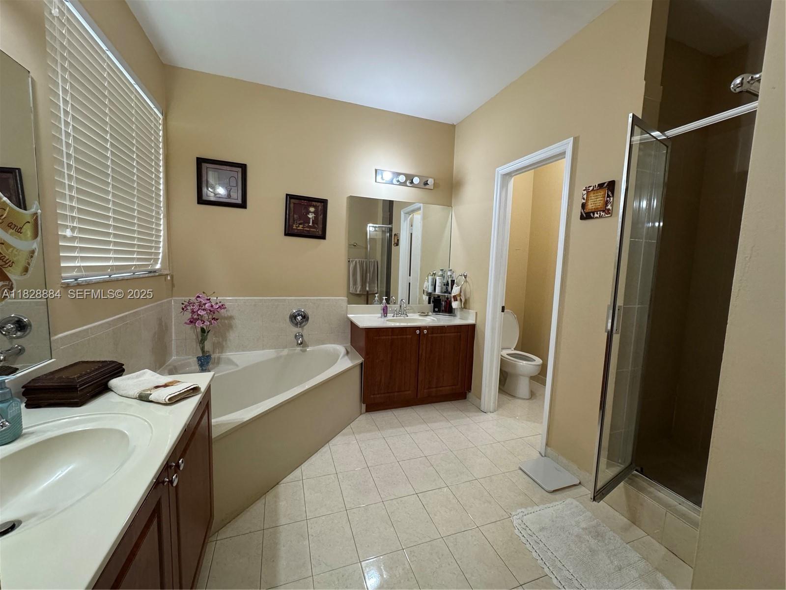 20233 Southwest 128th Place Miami, FL 33177 - Photo 15 of 21 a bathroom with a tub sink and a mirror