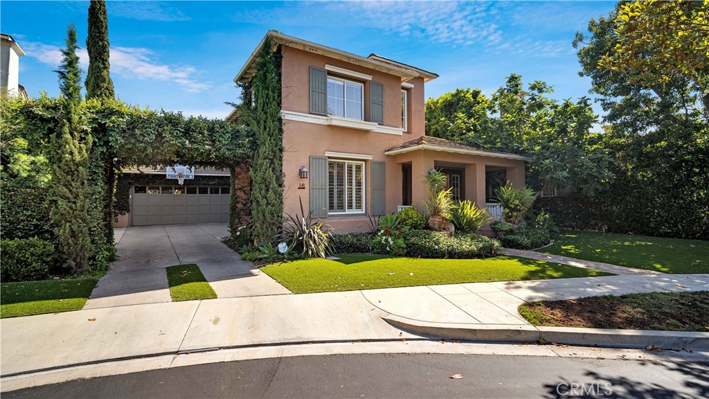 16 Bayleaf Lane Irvine, CA 92620 - Photo 6 of 66 Front View with Porte Cochere Driveway