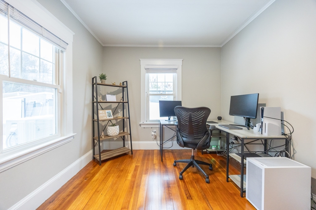 557 Dedham Street Wrentham, MA 02093 - Photo 34 of 42 a workspace with furniture hardwood and a window