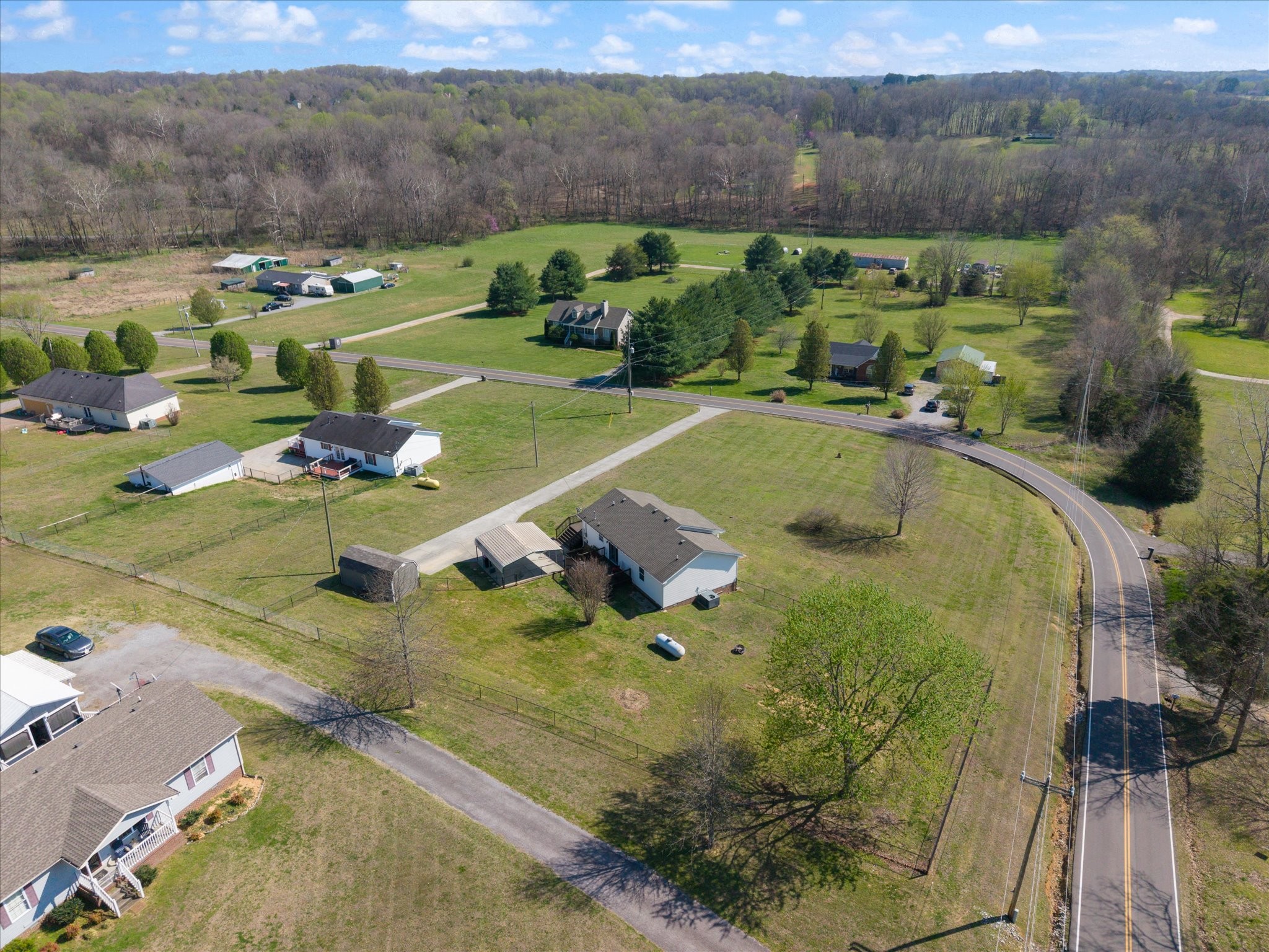 3695 Armstrong Road Springfield, TN 37172 - Photo 11 of 36 an aerial view of a house with outdoor space