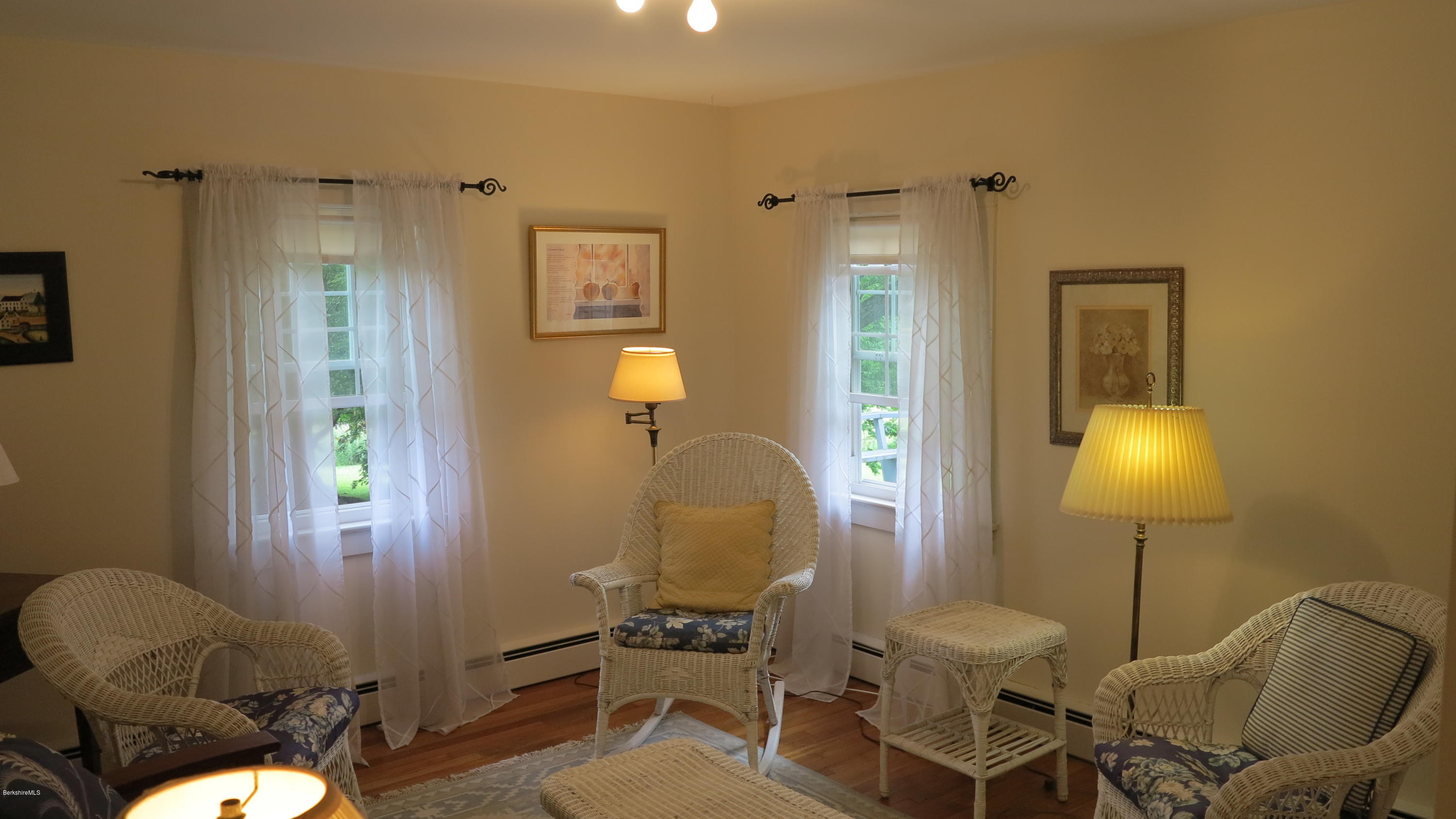 160 Cheever Road Richmond, MA 01254 - Photo 17 of 27 a living room with furniture and a lamp