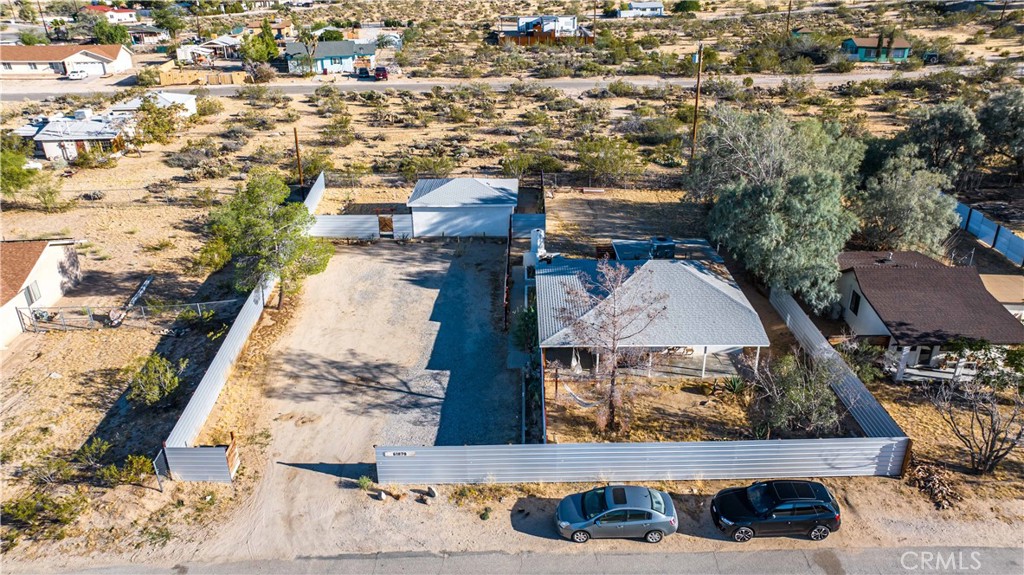 61879 Valley View Circle Joshua Tree, CA 92252 - Photo 57 of 63 an aerial view of residential houses with outdoor space
