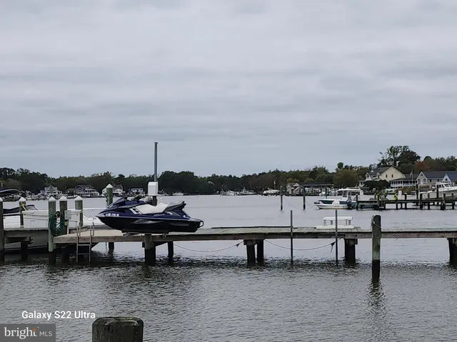 a view of a lake with houses