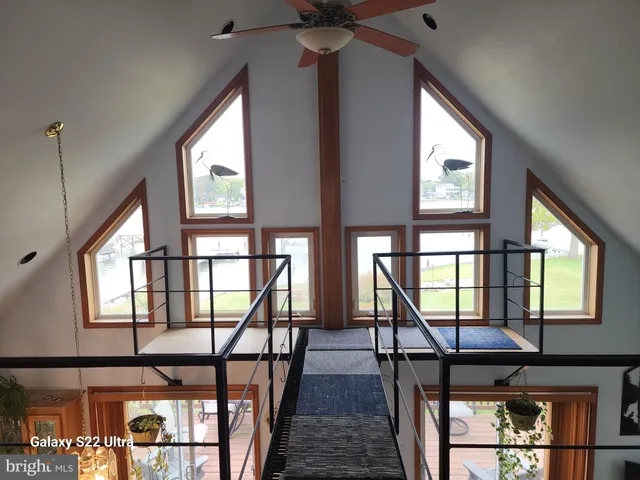 a view of a terrace with sitting area