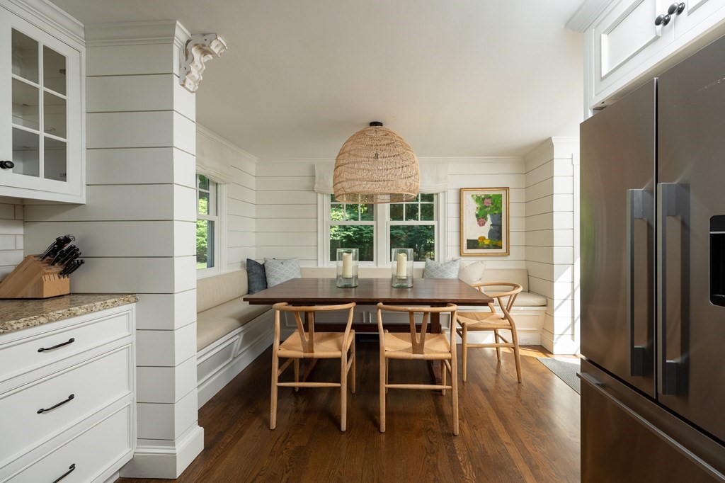 10 Elm Street Hingham, MA 02043 - Photo 9 of 19 a view of a dining room with furniture window and wooden floor