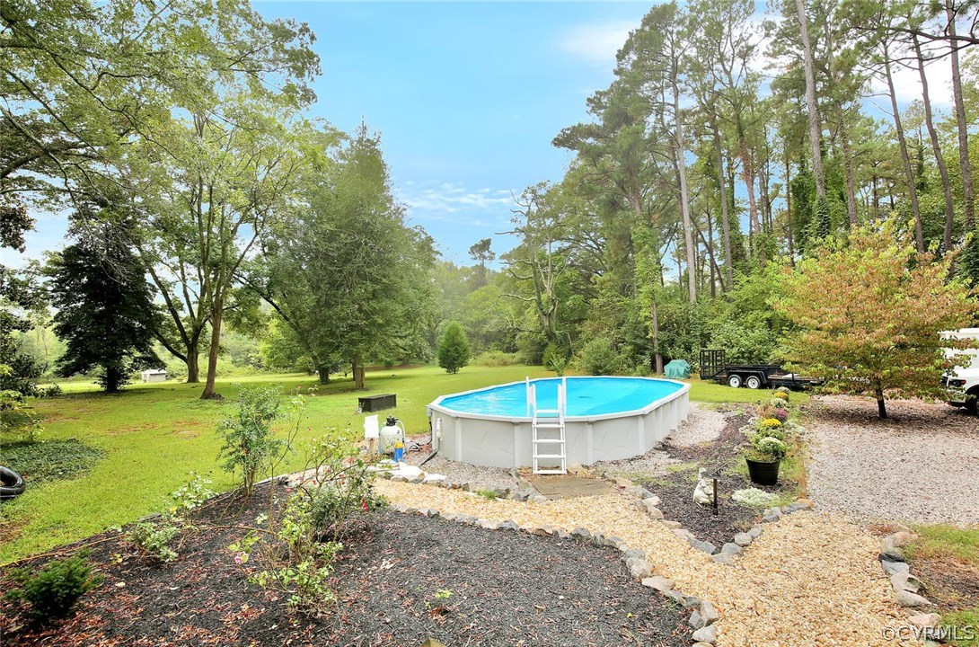 1601 Point Of Rocks Road Chester, VA 23836 - Photo 18 of 20 9.4 Acres - (36 x 18) 54" above ground pool with a