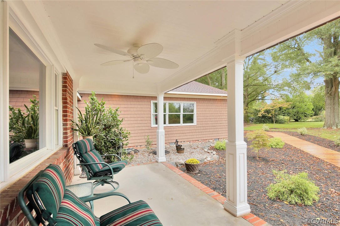 1601 Point Of Rocks Road Chester, VA 23836 - Photo 20 of 20 Covered Front Porch