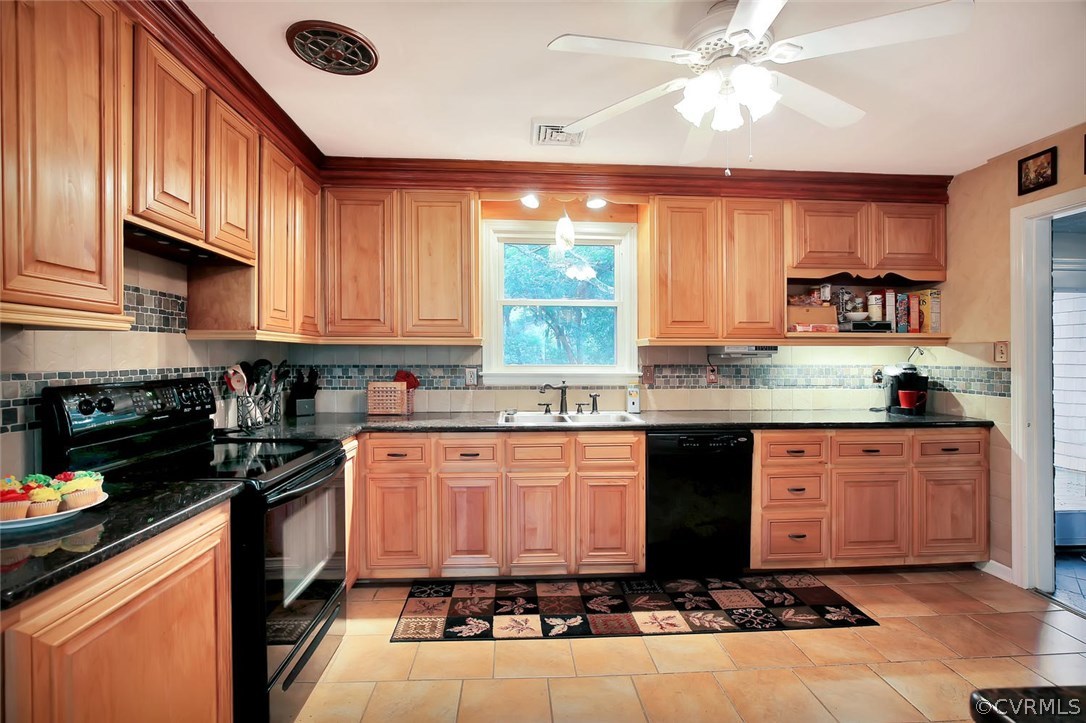 1601 Point Of Rocks Road Chester, VA 23836 - Photo 2 of 20 Kitchen with Tile Flooring, Granite Countertops, S