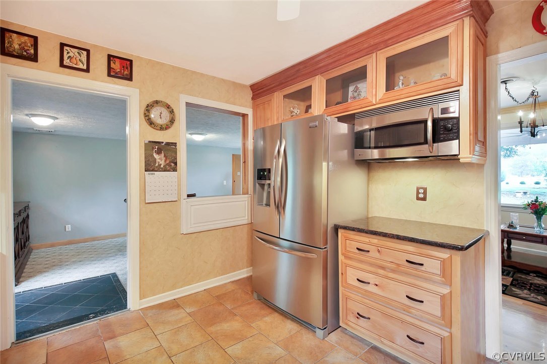 1601 Point Of Rocks Road Chester, VA 23836 - Photo 3 of 20 Kitchen with Tile Flooring, Granite Countertops, S